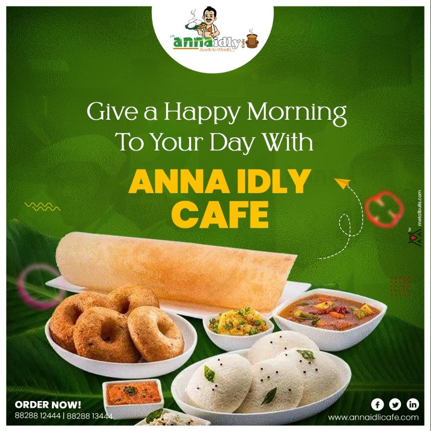 JMAnnaIdlyCafe's tweet photo. Absolutely Delicious 😋😋
Give a happy morning to your day with #annaidlycafe
.
Eat Healthy and Get Active
Please Visit Us on:- https://t.co/8ivr3d2nei
Location:- Shop No 235, Bazargate Street, OPP. Arya Samaj Fort, Mumbai-400001
#annaidli #Vada #idlicafe #masaladosa https://t.co/wTZRzU8IQh