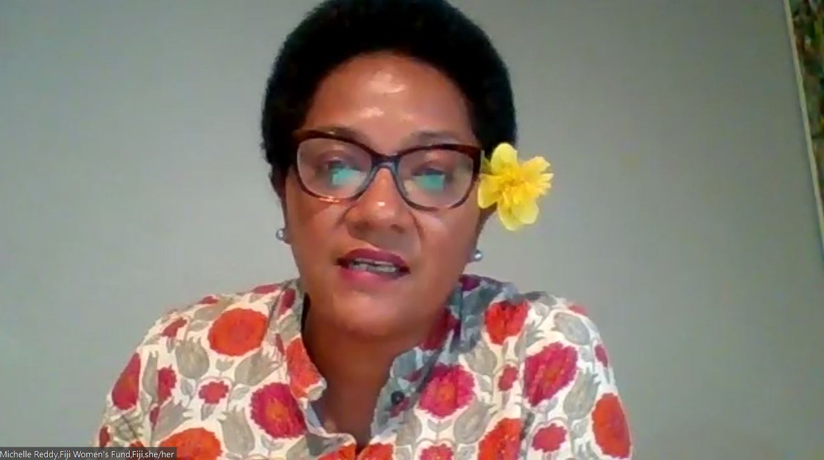 "Stay in the unfamiliarity, in the uncomfortableness a little bit longer. Listening to our partners can serve really well in building trust and credibility over time." @MicheMReddy from @fijiwomensfund