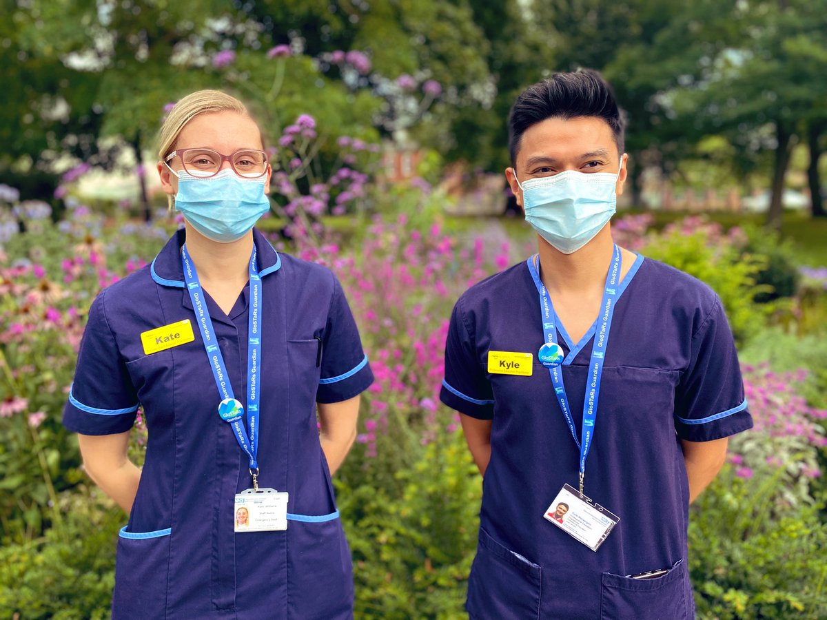 Here are @gloshospitals wonderful preceptorship programme leaders @Katelw36 and @KJMMarasigan 

Kate & Kyle are two of our newly recruited specialist guardians and are happy to help! It’s great to have shared decision making and collaboration through peer-support.