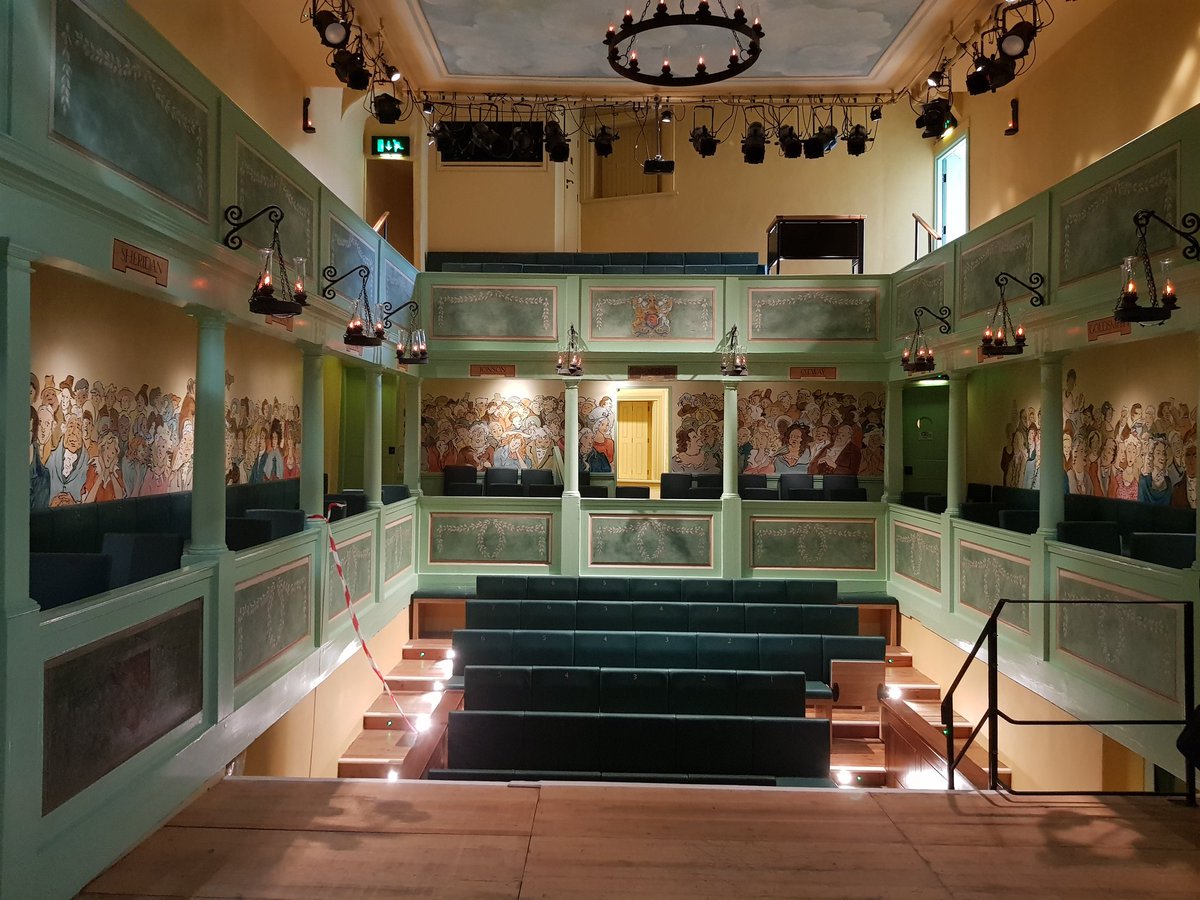 WyldeSaff's tweet photo. First #theatre trip booked!! And it's at the countries oldest surviving Georgian #theatre. 
I hope the actors get there in time?!

#arts #stage #acting #datenight https://t.co/AVF4Qaf29M