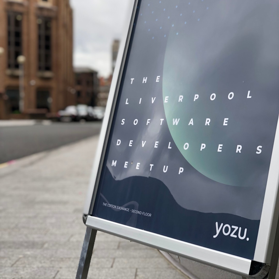 yozu_uk's tweet photo. First #LSDM event? ๐ป
If you're a little confused about how to reach The Liverpool Software Developers Meetup tonight then look for this board & a member of the Yozu team outside The Cotton Exchange building.
#LSDM #LivTechTalk #LivTechEvent #SoftwareDevelopment https://t.co/RTbygLhC6S