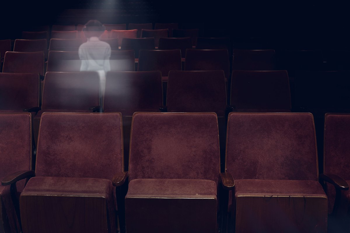 jacroticketing's tweet photo. Did you know? Some theatres still leave a #GhostLight illuminating their stage overnight. This give ghosts a light to perform under, so they don’t curse the production👻 https://t.co/XPRRSuatx1
