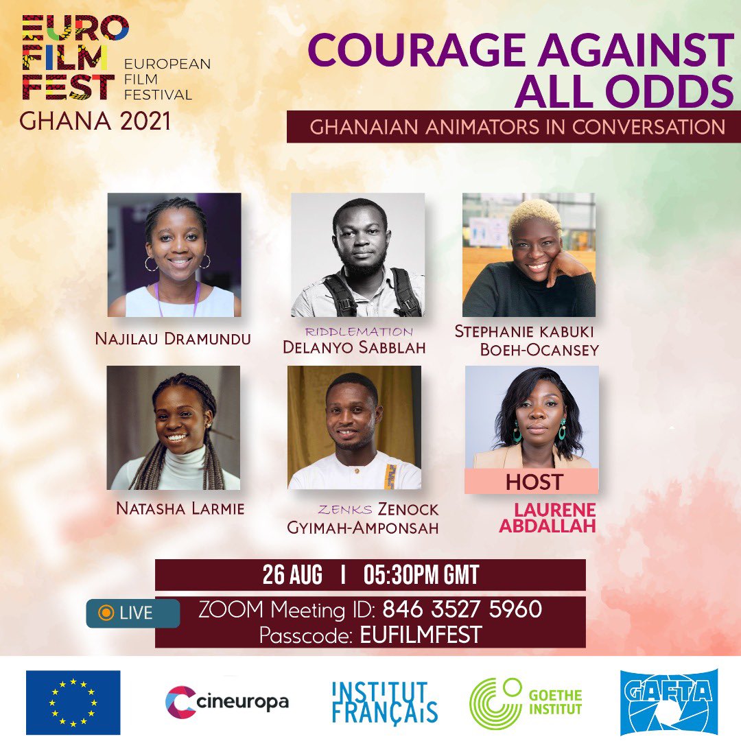 #Ghana’s animation genre has not thrived like in other countries. Nonetheless, animation in Ghana continues to provide employment & alternative storytelling. Join @ZenksPro @jxcl_miNaj @riddle_dela for our second side event for @EUinGhana #Euffghana2021 on “Animation in Ghana”.