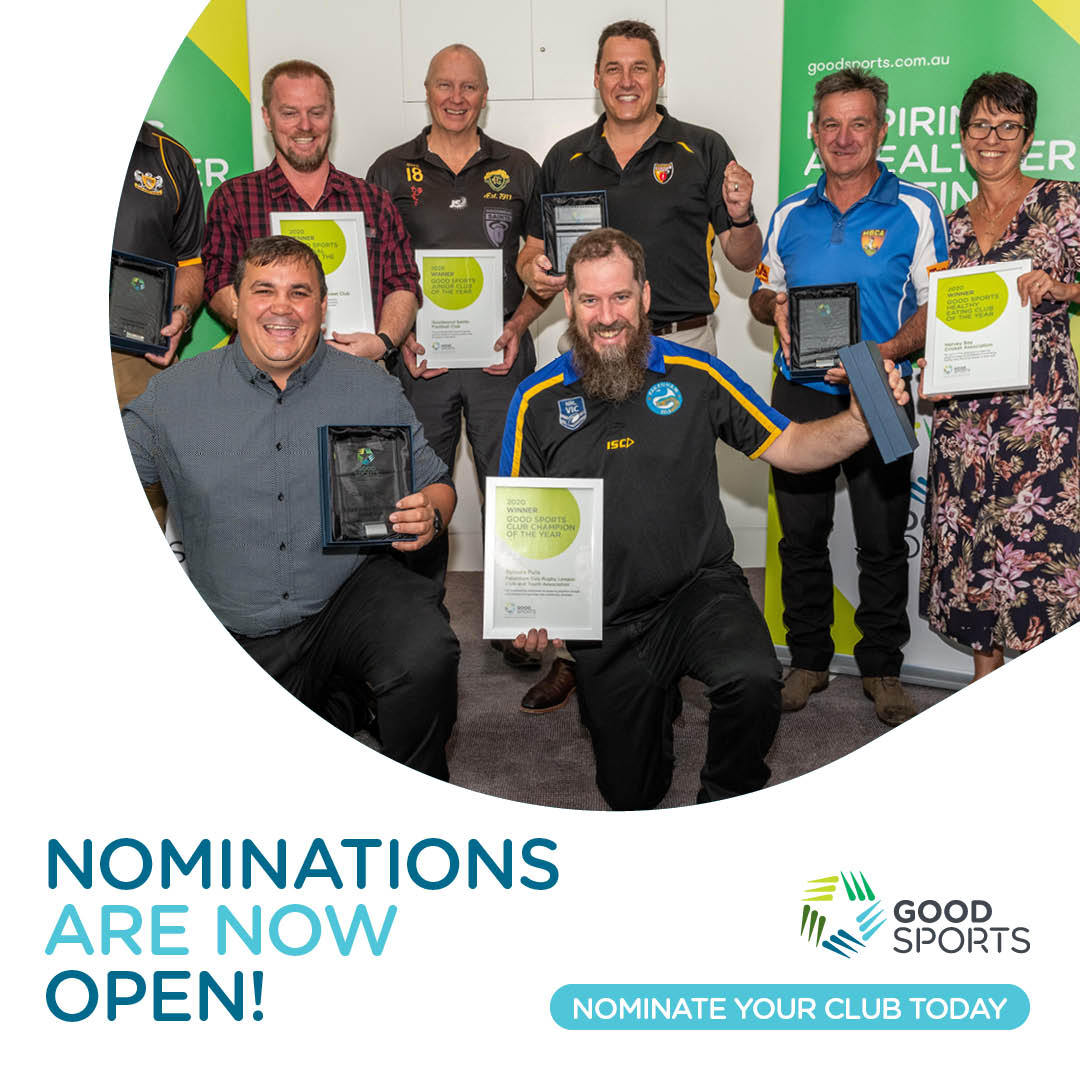 Nominations for the 2021 Good Sports Awards are now open 🏆 Paying tribute to the heart and soul of sporting clubs, entering is easy. Share your club's story for a chance to win cash and community recognition! fal.cn/3hHf7