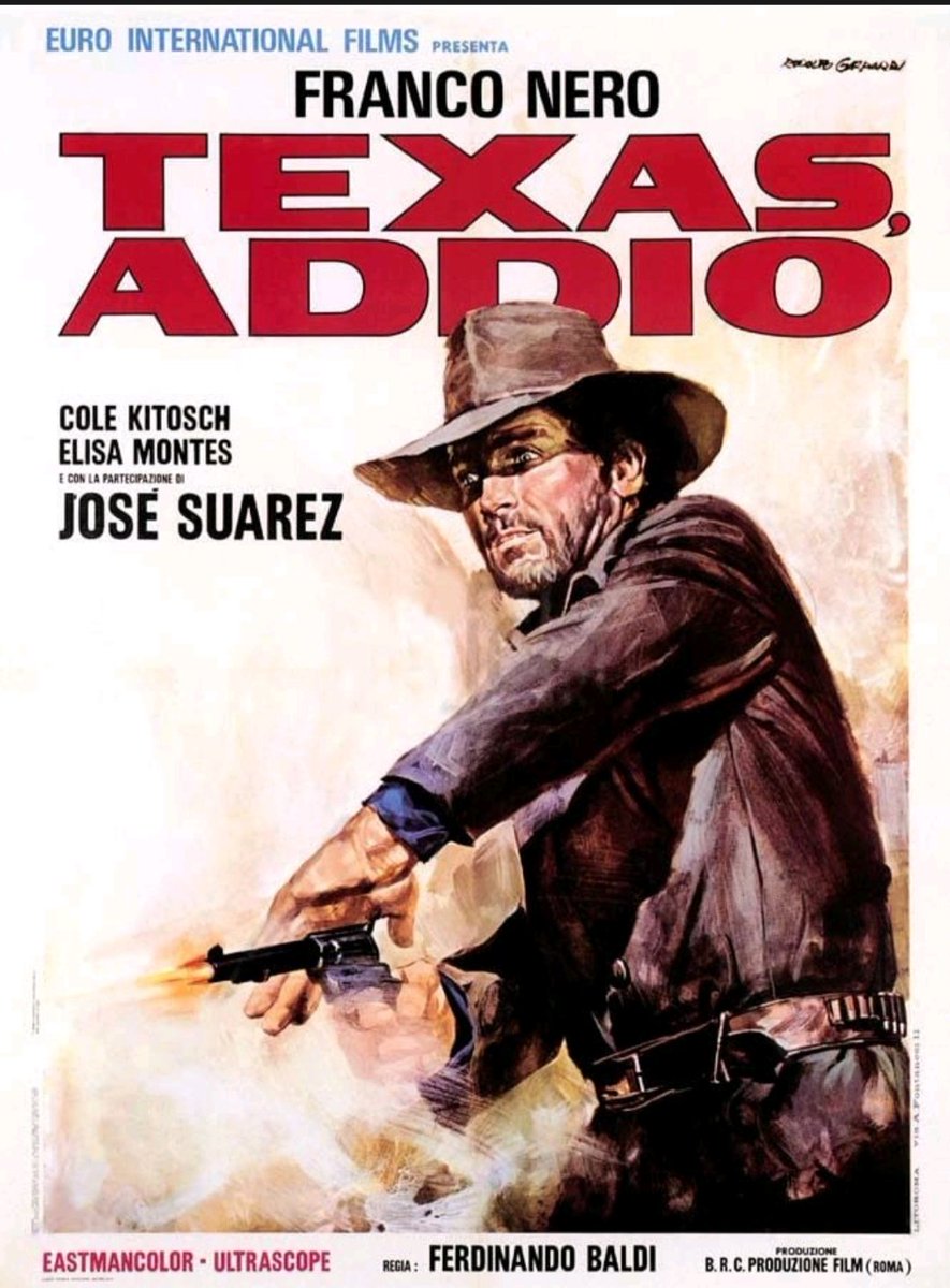 TiberiusTusken's tweet photo. Tonight's spaghetti western viewing is TEXAS, ADIOS. Franco Nero is the lead.
#texasadios #western #spaghettiwestern #franconero https://t.co/miUVJoTAAq
