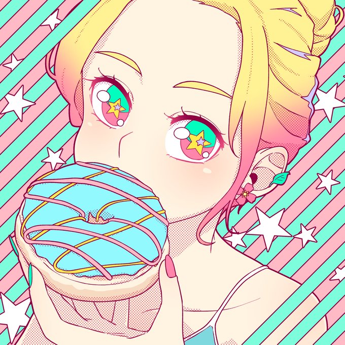 スイーツ女子のtwitterイラスト検索結果