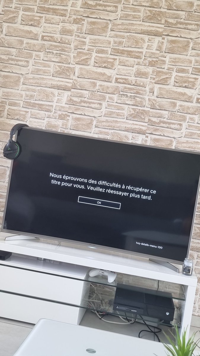 ThomasDMenez's tweet photo. Un souci @NetflixFR @netflix j'ai cet affichage depuis hier... 🤔en revanche aucun problème sur mon téléphone #Help #HelpNetflix https://t.co/9cW7vWvuJY