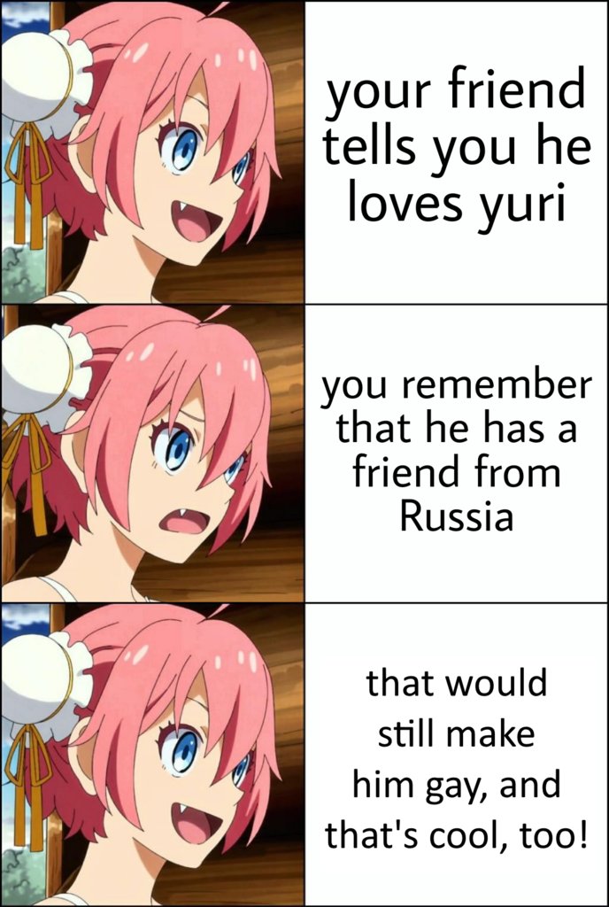 When this b*tch debutes in the ILTV anime : r/yurimemes