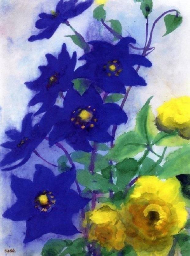 f_lebel's tweet image. Du bleu et du jaune pour vous ce matin 

Emil Nolde