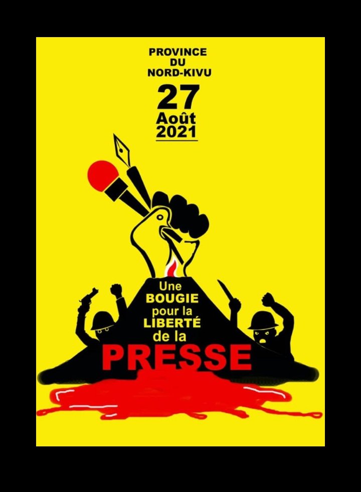 🕯
#Nordkivu #RDC #PressFreedom