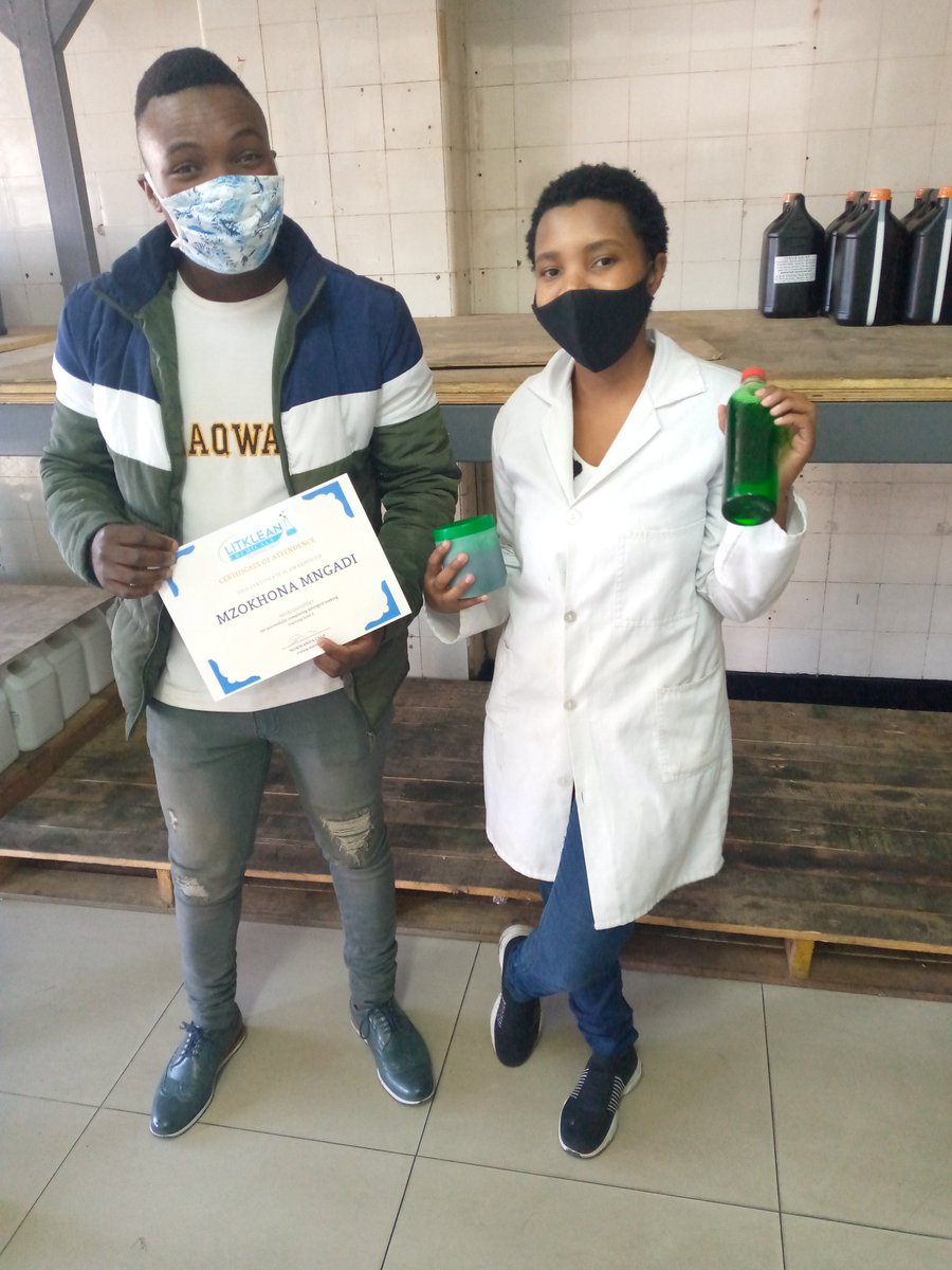 Litklean chemicals (@litklean) on Twitter photo Looking for a reliable place to get training on how to manufacture detergent products professionally
Contact us:0604465620
Email:nokwa@litkleanchemicals.co.za Looking for a reliable place to get training on how to manufacture detergent products professionally
Contact us:0604465620
Email:nokwa@litkleanchemicals.co.za