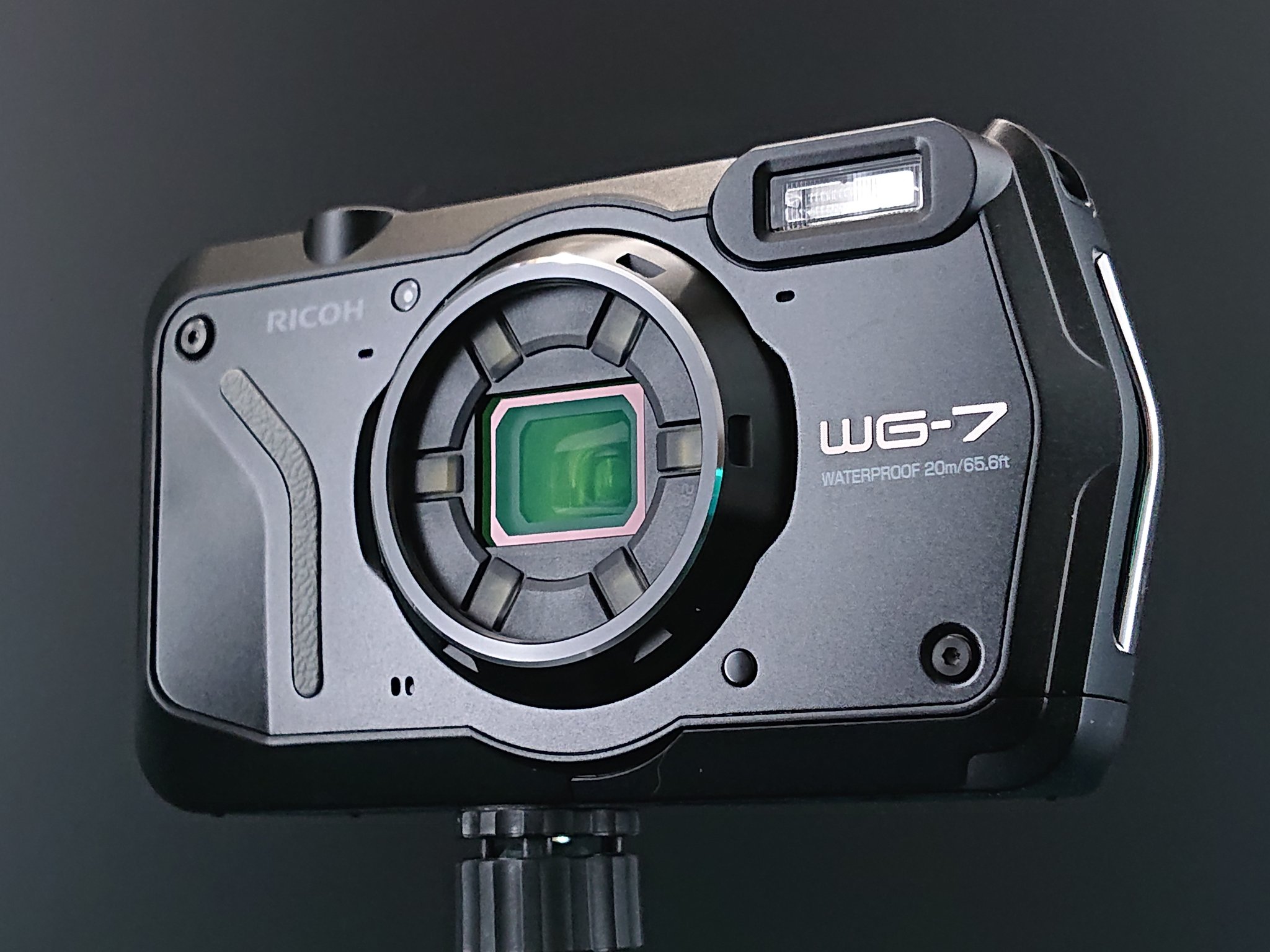 上等 RICOH WG-7 ブラック 本格アウトドアカメラ 3100