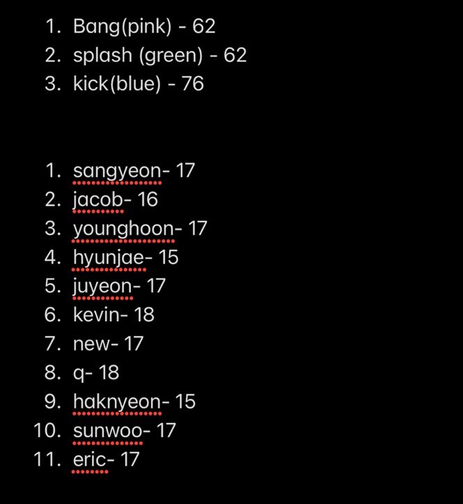pruuwoojae's tweet image. #prupdates 
THE BOYZ MMT THRILL-ING GO 
🎢These are what we have on hand right now. You may check out the list below and will try our best to distribute. As you can see, it’s out of our control with the amount we got, so just know if you were up high in ur timestamps, u shud be👍🏼