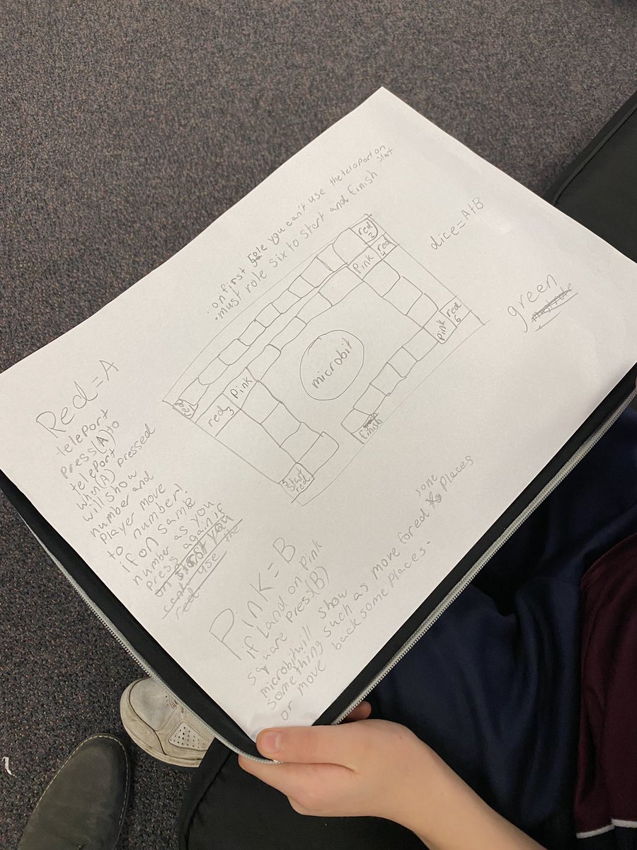 tech_fcc's tweet image. Year 6 students starting off on their Micro:bit board game planning! Amazing ideas! #edutwitter #education #technology @microbit_edu @Mr_Gus_S