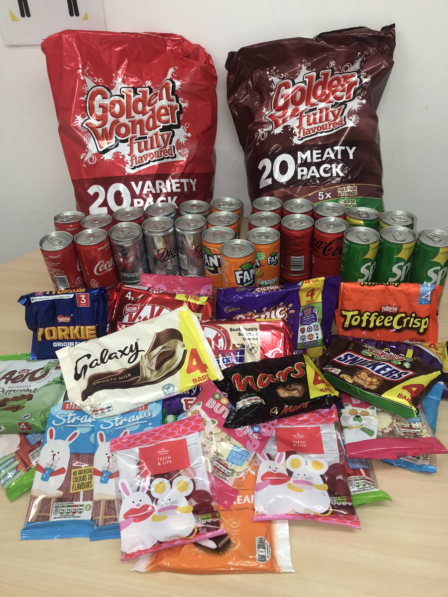 Much appreciated donation from #morrisons for our patients in ward i UHW. Thank you <a href="/nicole_devine/">Nicole Devine</a> 🥰