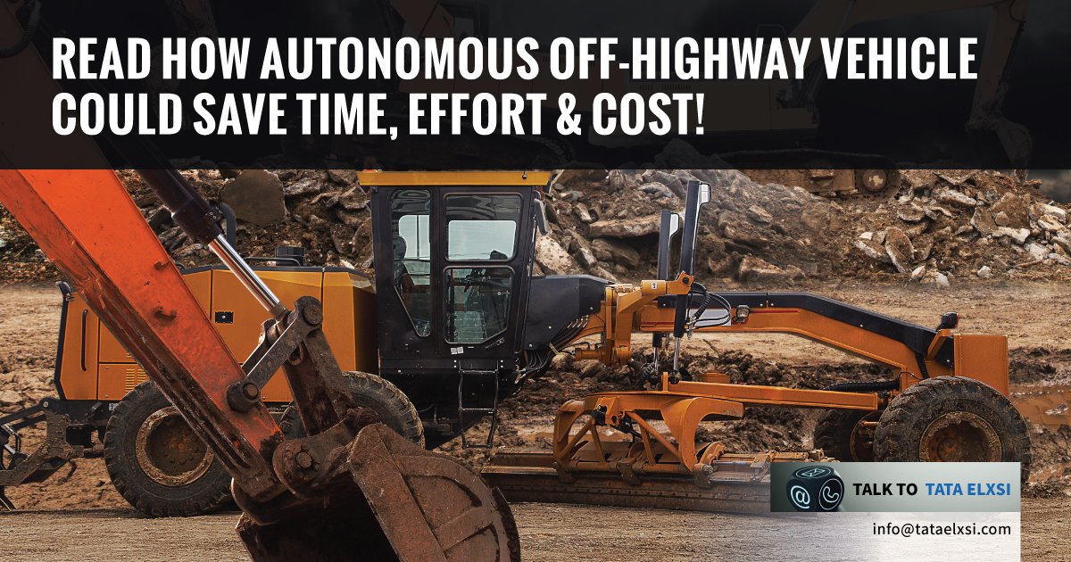 tataelxsi's tweet photo. Read how autonomous technology can save time, effort, and money in the construction, mining, and agricultural equipment industry - https://t.co/XDIjhS1UEM.
#constructionequipment #offhighwayvehicles #farmequipment #constructionvehicles #autonomousvehicles #5g #remoteoperation https://t.co/dni5S415ip