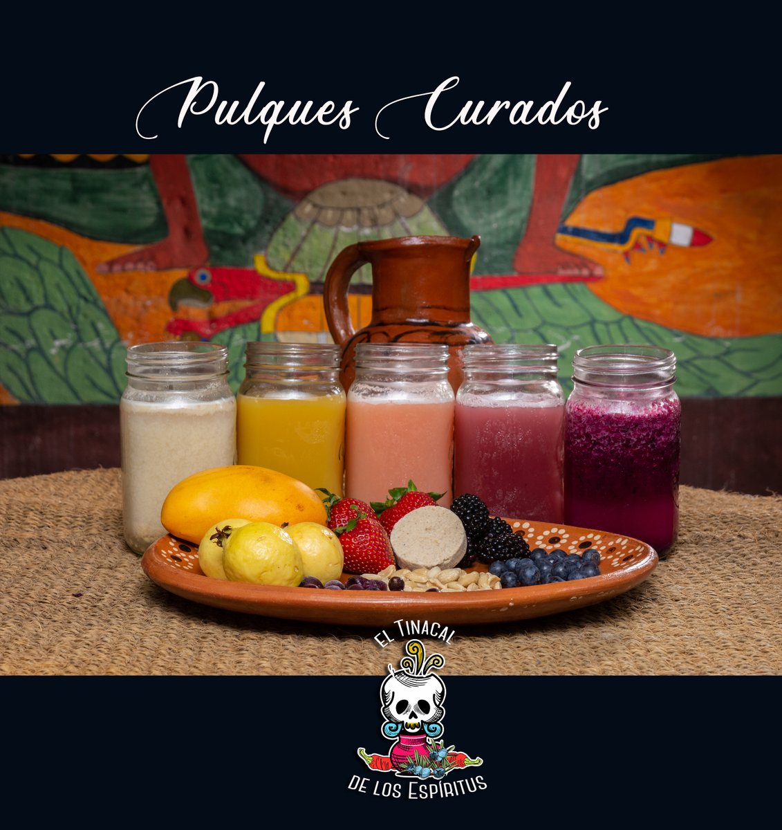 DeTinacal's tweet photo. Te presentamos a algunos de nuestros deliciosos #Pulques curados. https://t.co/oDBgsqxuPo