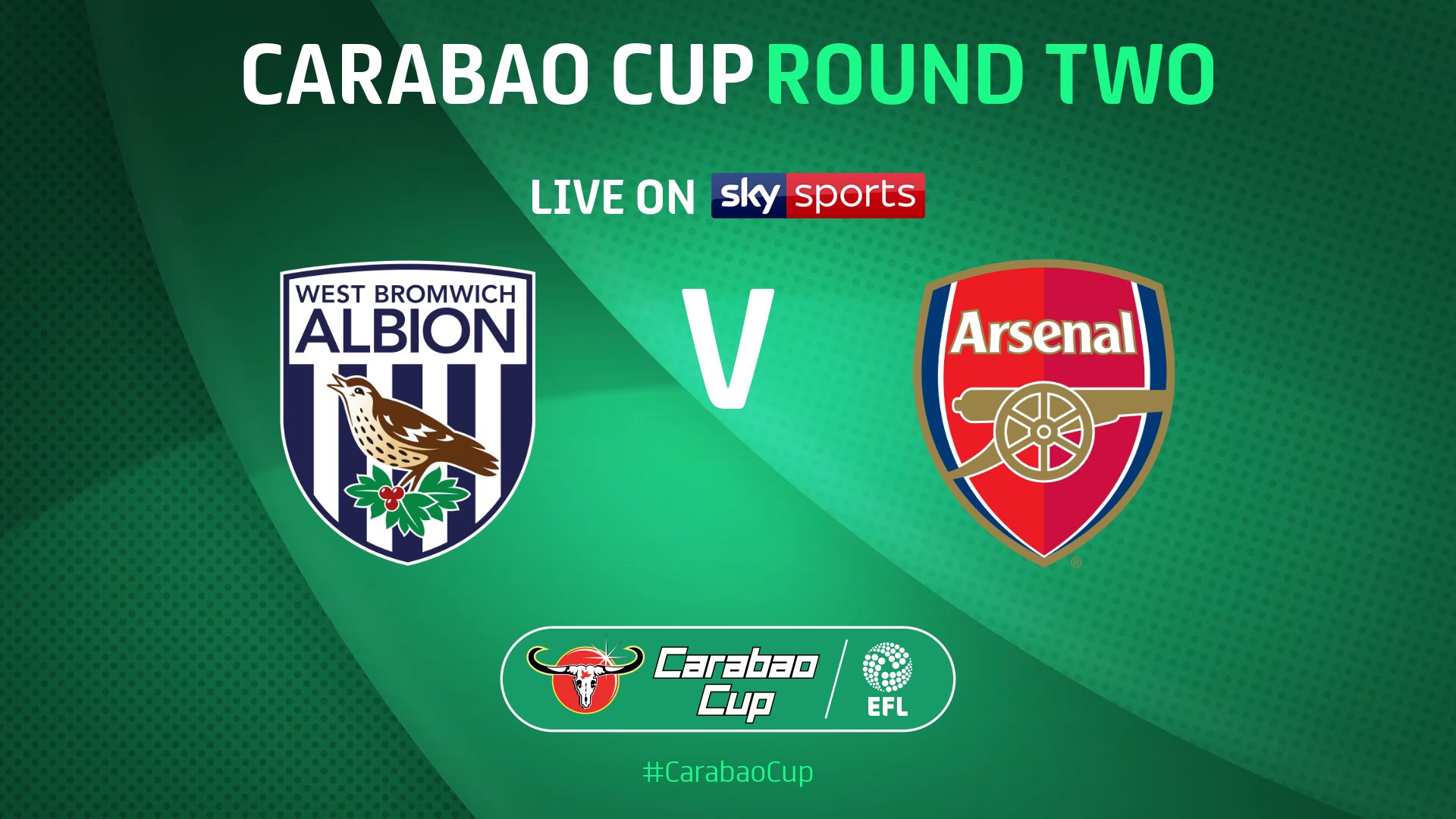 Carabao Cup on Twitter: "Three more Round Two fixtures on the way