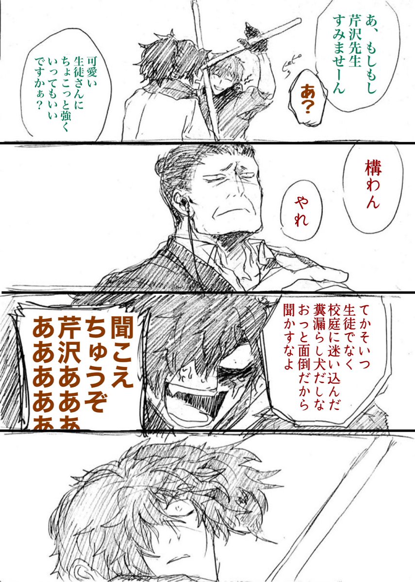 こないだの訓練にて岡田さんをメインに描きたくなりました。一ちゃんそのままガッチガチに戦いたいのをちょっと我慢したねきっと。
(1/3) 