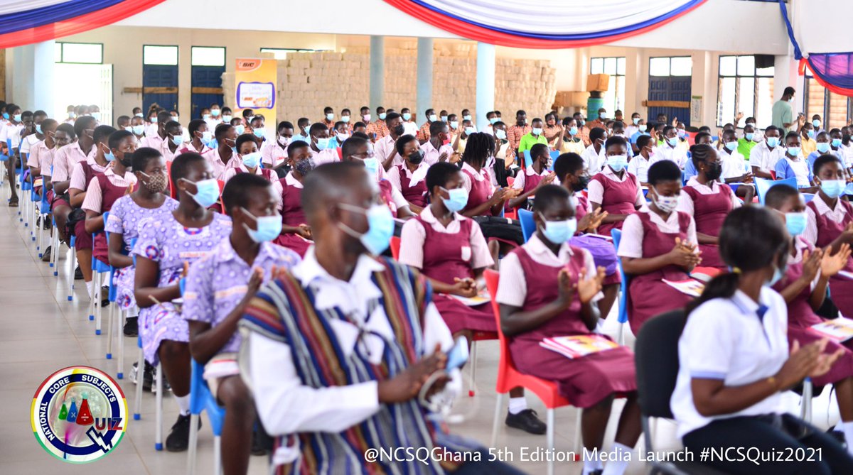NCSQGhana's tweet photo. QUALITY education for all including the POOR #SignificantImpacts 5th edition media launch at PRESEC Legon. More updates loading.

2021 NCSQuiz GUEST SPEAKERS
- DR. KWABENA OPOKU-AGYEMANG (Lecturer, English Dept. -Univ. of Ghana)
- MR. EMMANUEL AKYEMVI (Asst. Head, Admin - PRESEC https://t.co/DzGduv0ZGn