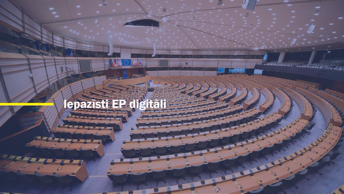 🔎 EP tuvplānā - piesakies Eiropas jaunatnes tiešsaistes semināriem un risini 🇪🇺 aktuālus jautājumus vai parādi Eiropu citiem izglītojošās prezentācijās.
📍 Semināri (vietas ierobežotas): eptwitter.eu/seminari
📌 Prezentācijas: eptwitter.eu/ESprezentacijas