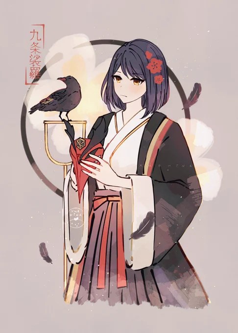 Kujou Sara ink drawing 🔴

#九条裟羅 #原神 #Genshin 