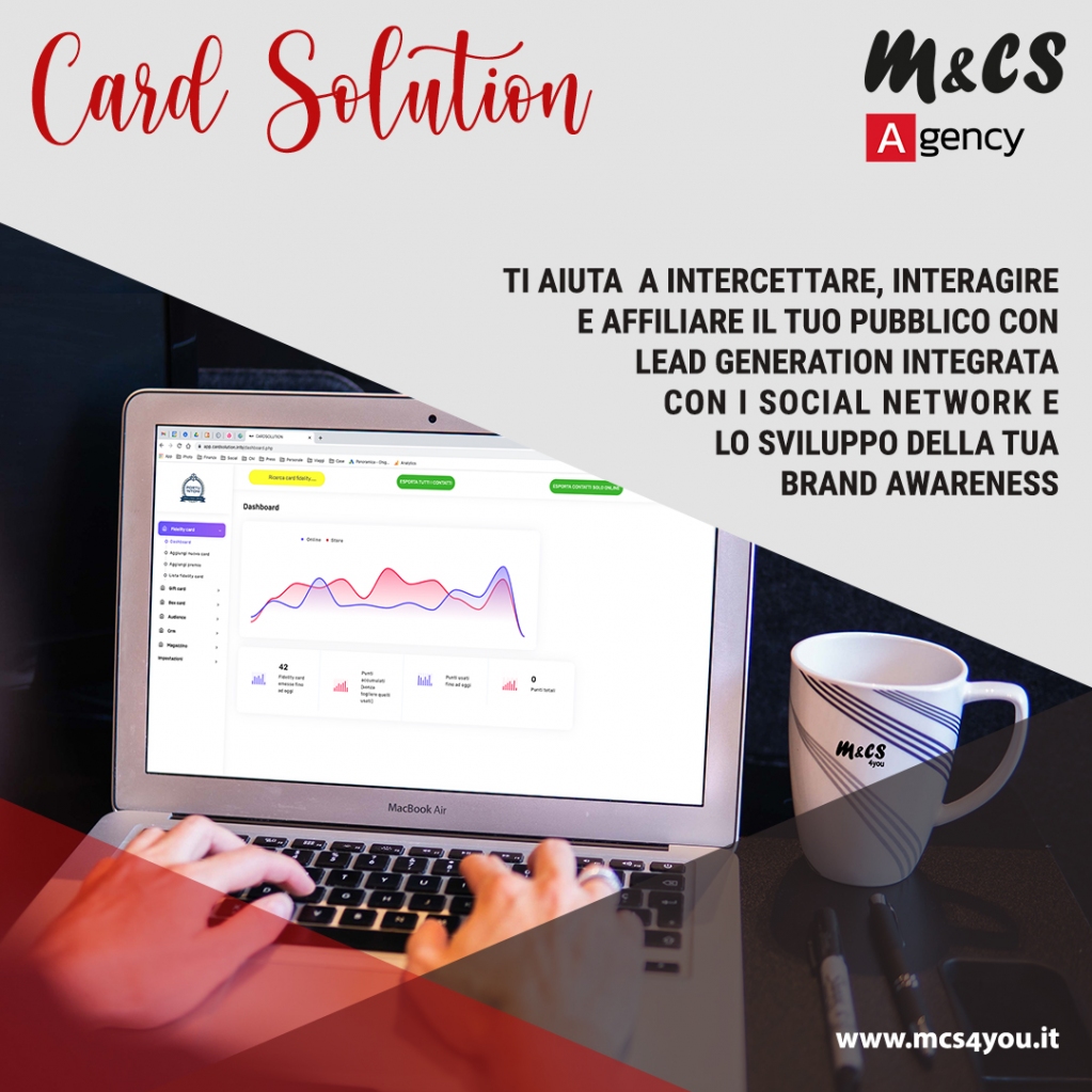 MCS4you's tweet image. #CardSolution per aiutarti a intercettare, interagire e affiliare il tuo pubblico con Lead Generation integrata con i Social Network e lo sviluppo della tua Brand Awareness.
Più semplice del previsto con la nostra piattaforma #CardSolution: 👉🏻  cardsolution.info
