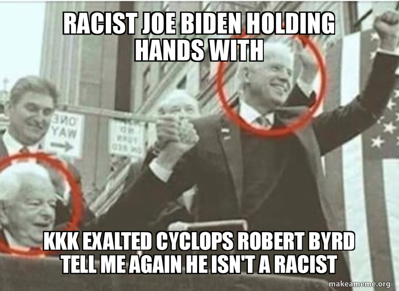 Умирает байден через год ему становится скучно. Байден расист. Robert Byrd and Joe Biden. Джо Байден заглянул в окно. Джо Байден Проснись Мем.