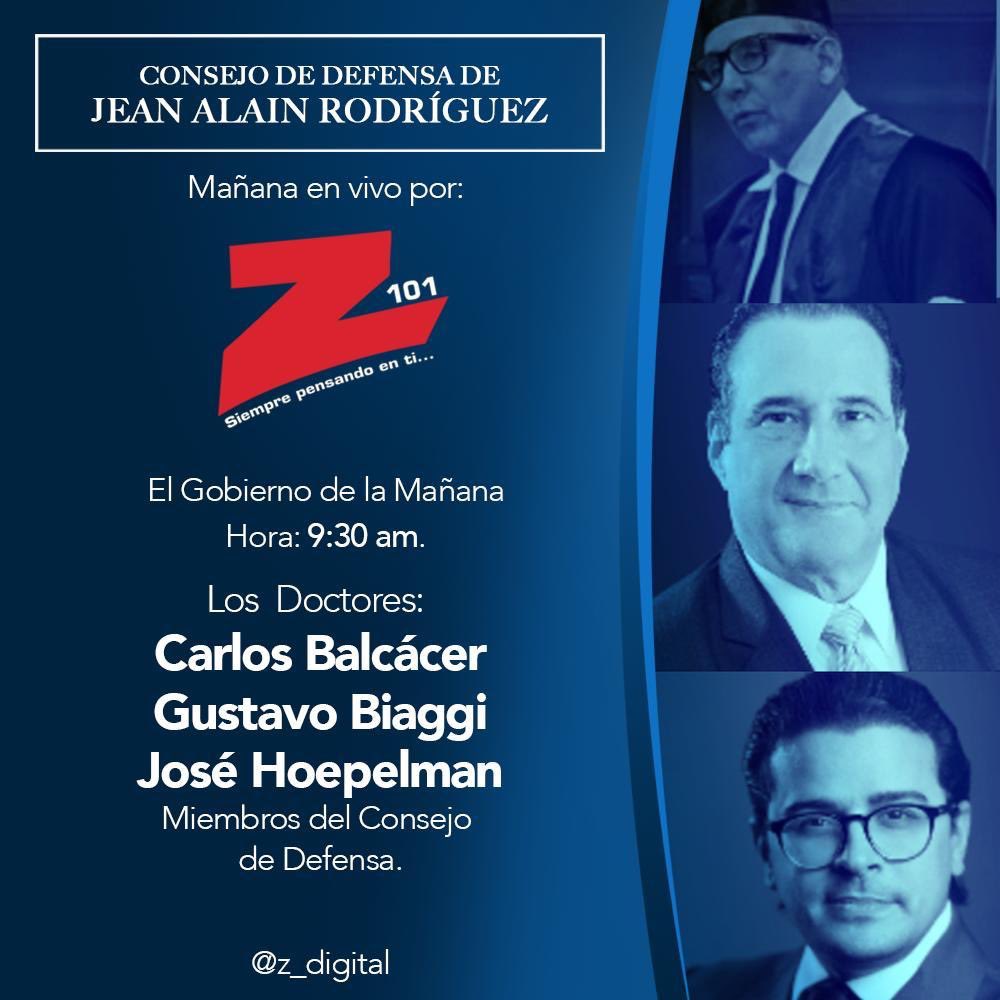 defensajar's tweet image. Sintoniza AHORA el programa radial “El Gobierno de la Mañana” de la @z101digital, para escuchar la intervención del Consejo de Defensa de @JeanARodriguezS.