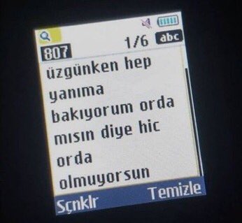 duygularım darmadağın anlayamazsın....