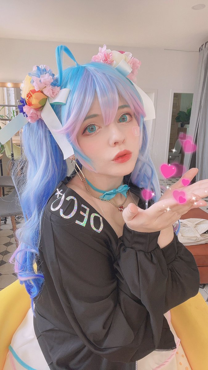 ミク 愛言葉 Miku39 感謝祭 コスプレ写真通り