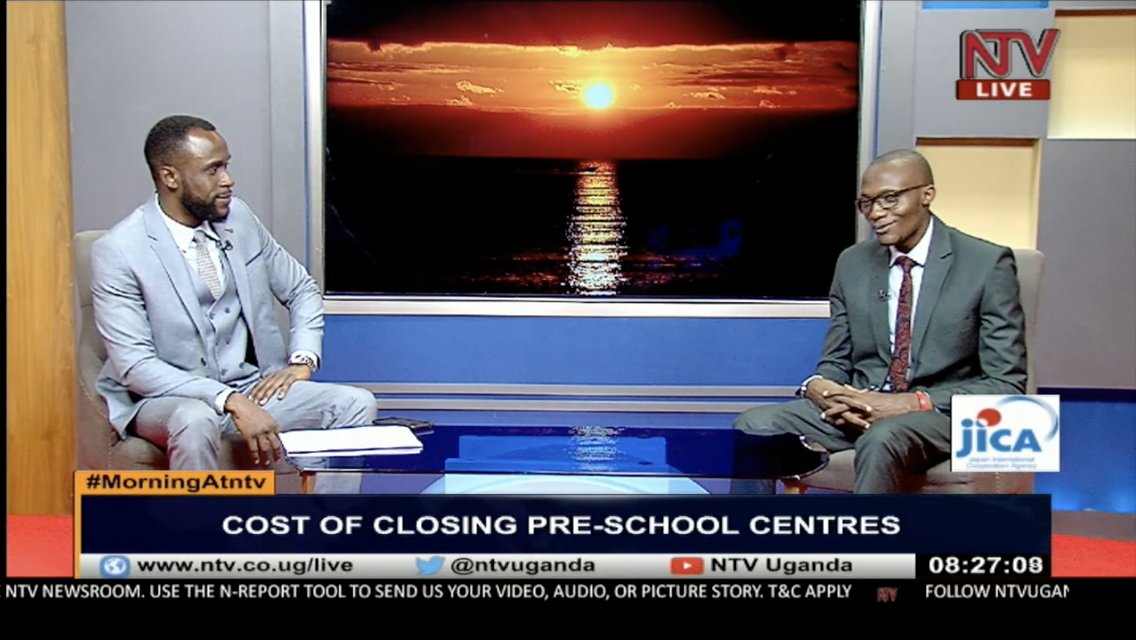 ntvuganda's tweet photo. TAKE NOTE: Assessing the likely cost of closing pre-school centres. 

#MorningAtNTV #NTVNews | https://t.co/uHx9Y9punp https://t.co/b1CslGq575