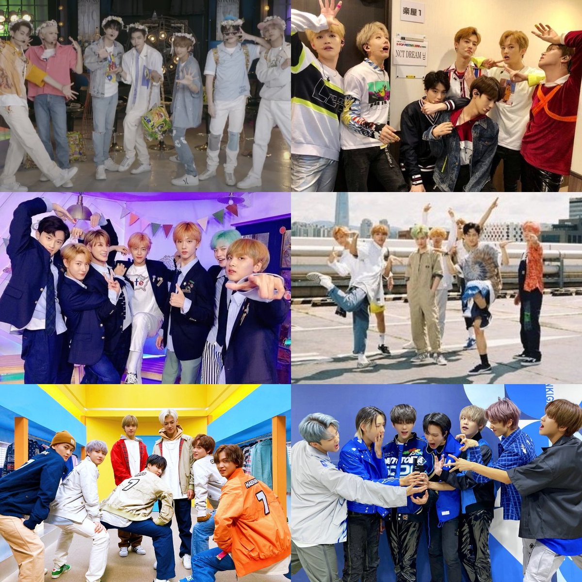 jwimochisung's tweet photo. nct dream and their weird poses https://t.co/JicdwDKgUF