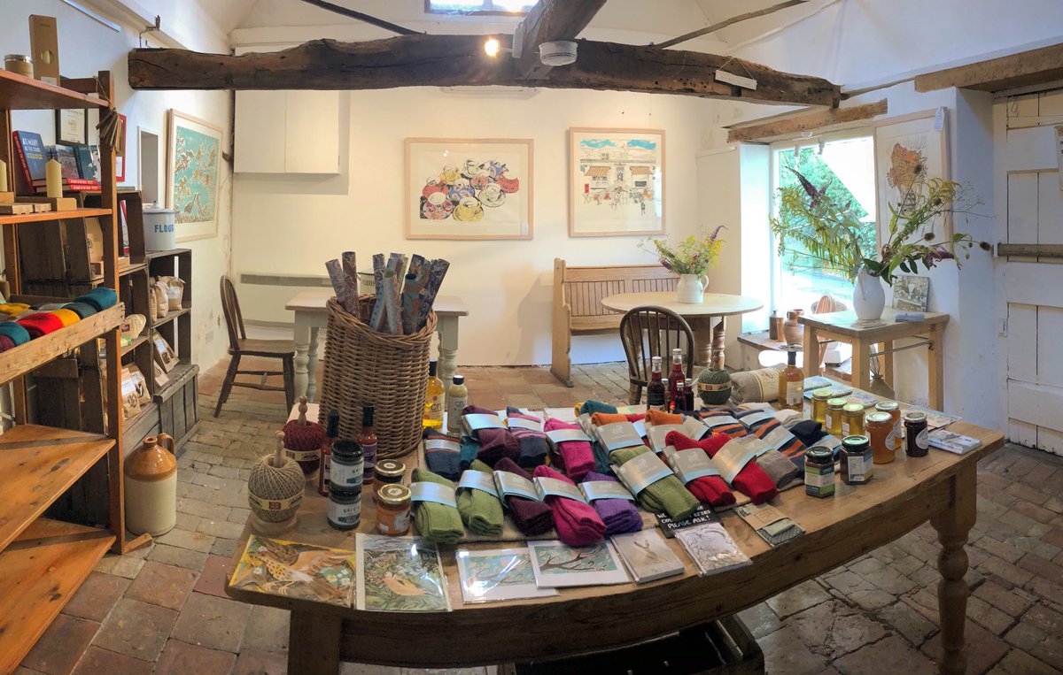 Ever wondered what lay beyond the door from the shop into the gallery? Don’t be shy, give it a try! #gifts #shoplocal #communityshop #cards #socks #candles #gifts #art #presents