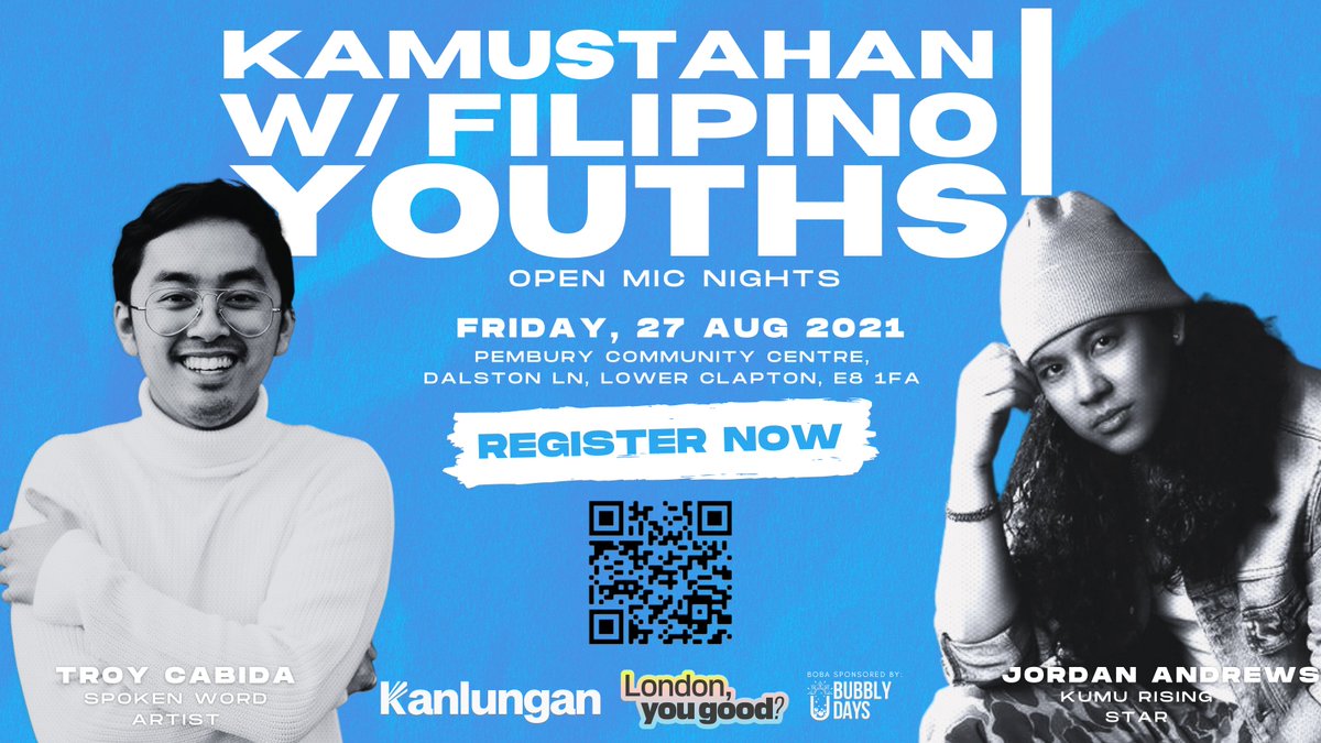 kanlunganuk's tweet photo. The pandemic has taken a huge toll on young people, let's all come together and share our experience and journey out of the COVID-19 pandemic. Happening this Friday with the Filipino Youths, Register Now! https://t.co/XjWfb5xK4B
#LondonYouGood? #PinoyInLondon https://t.co/HmvToU2bKi