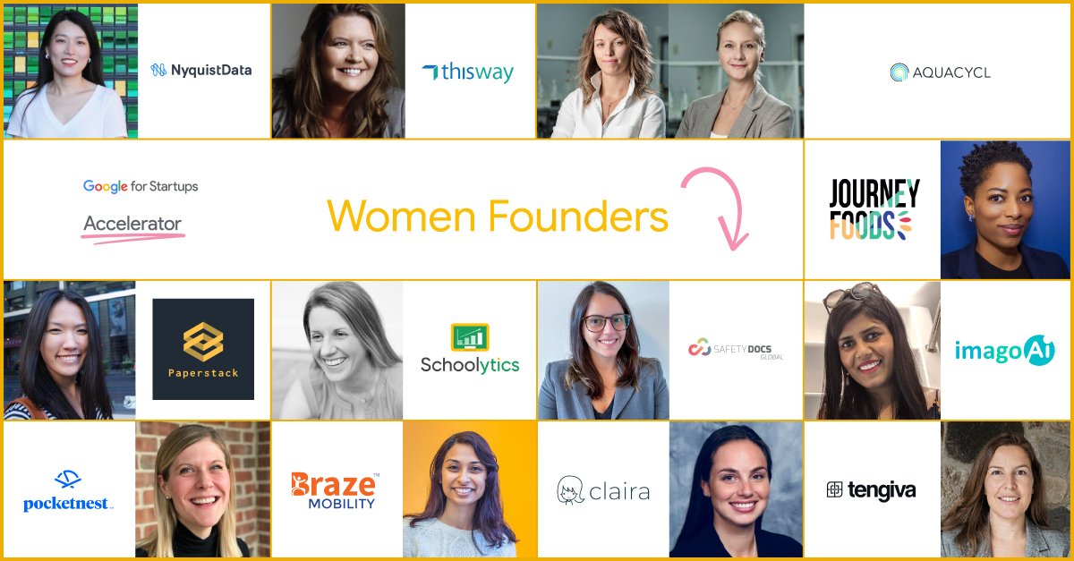 Today, we are thrilled to announce the 12 women-led North American startups joining the Google For Startups Accelerator: Women Founders class of 2021! This year's cohort includes 4 incredible startups from across Canada 🇨🇦! Learn more about them here 👉 goo.gle/3zk9lYV