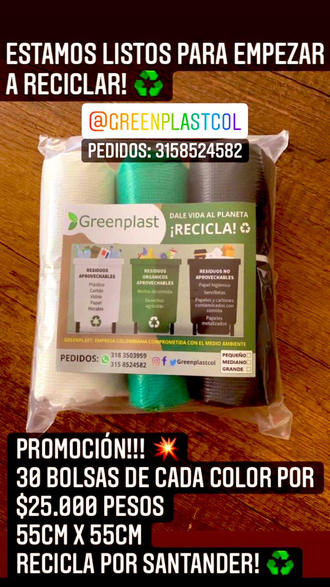 KarolPastranaR's tweet photo. Bueno, a dejar de quejarnos y empezar a aportar un poco a la crisis de los residuos, empecemos por disponer bien en casa ! ♻️ 

Lógico, se les tiene el Kit ! 💚

Pedidos: https://t.co/XTOnpwYw6l https://t.co/hCbLu4EpFm