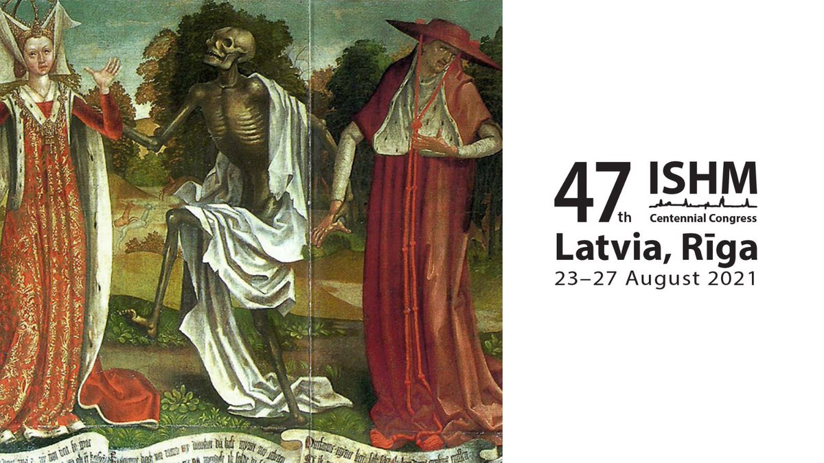 RigaAnatomy's tweet photo. Today 17:00-17:45 (Riga time) ISHM Keynote lecture by Alexander Lucas Bieri “Andreas Vesal’s Lasting Impact on the Art of the Danse Macabre”. Watch here: https://t.co/KeBr6o1Xww https://t.co/qDnbw3zZd6
