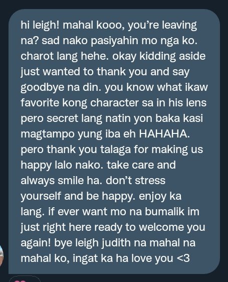 leiggghhh_'s tweet photo. SA TINGIN NIYO KAYANG UMALIS NI JUDITH DIMAKARAOS KUNG GANITO KAYO!!?? AY MGA MARE HINDI NA AKO MAGKAKALAT DAHIL PINAIYAK NIYO AKO KAGABI AT TODEI. ANG SABI KO WALANG MAG-IIYAKAN EH!!! #FewMoreDays #HappyLang https://t.co/H3PdDykTny