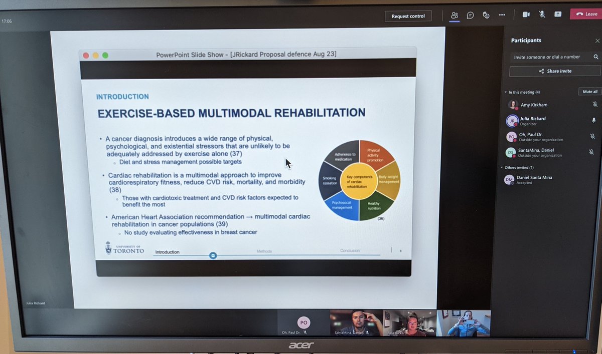 amyakirkham's tweet photo. What a stellar week for #Kirkhamlab trainee @_JuliaRickard who successfully defended her MSc proposal and had a 1st author systematic review & meta-analysis accepted both on #cardiooncology #rehabilitation https://t.co/IpEAwyGIAA