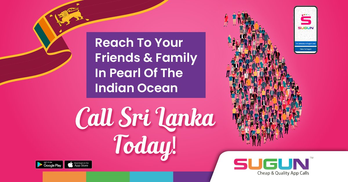 Sugun brings you closer to the people you love! Call your loved ones in Sri Lanka today. 

#srilanka #srilankadaily #love #blessed #internationalcalls #calls #videocalls #special #rates #quality #connection #goodtimes #besttimes