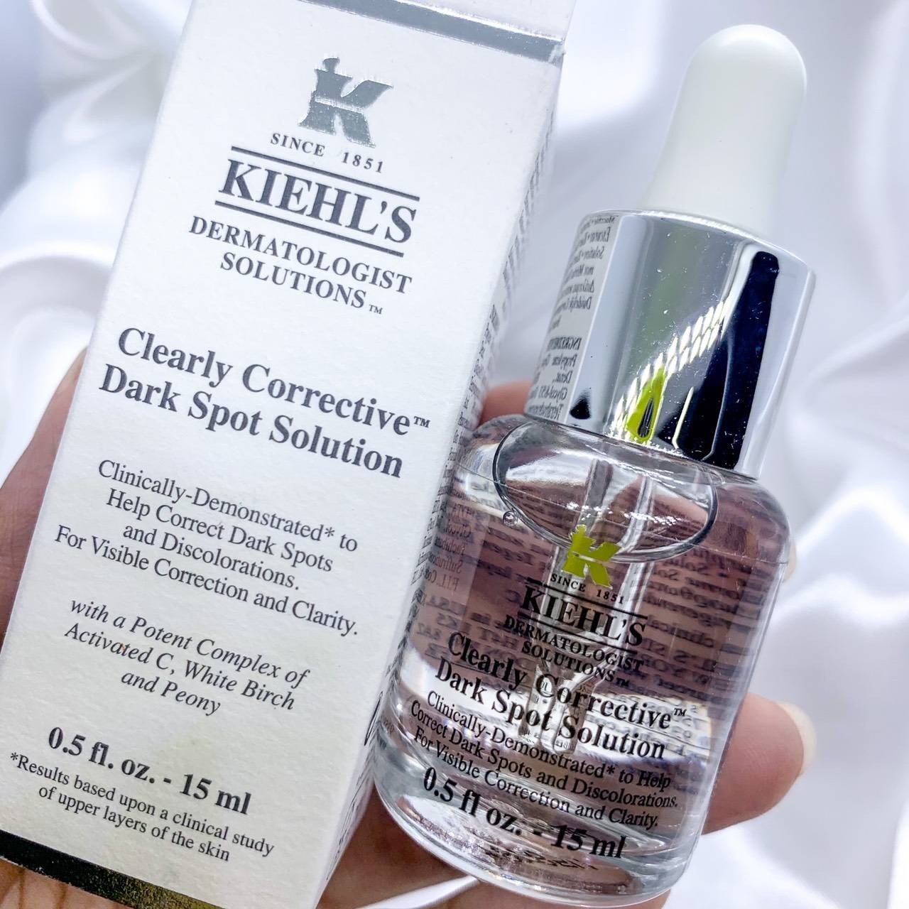 SaveurScent Perfume || น้ำหอมแท้แบ่งขาย on Twitter: "Kiehl's Clearly  Corrective Dark Spot Solution 15ml ราคาปกติ 1450 ขาย 850 ค่าส่ง 60  #สกินแคร์ #สกินแคร์พร้อมส่ง #Kiehls https://t.co/wfiMiAw91Z" / Twitter