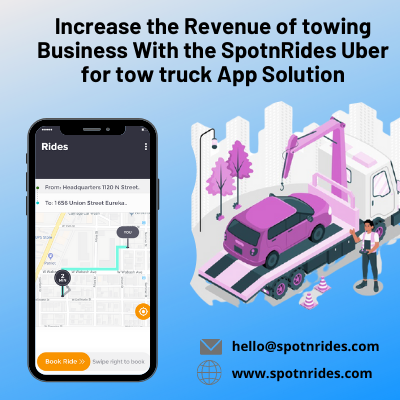 spotnrides's tweet image. Increase the Revenue of towing Business With the SpotnRides Uber for tow truck #AppSolution

Read more at:spotnrides.com/uber-for-tow-t…

#startups #spotnrides #entrepreneur #revenue #growth #uberclone #uberfortowing #uberfortowtruck #uberfortowtrucksapp