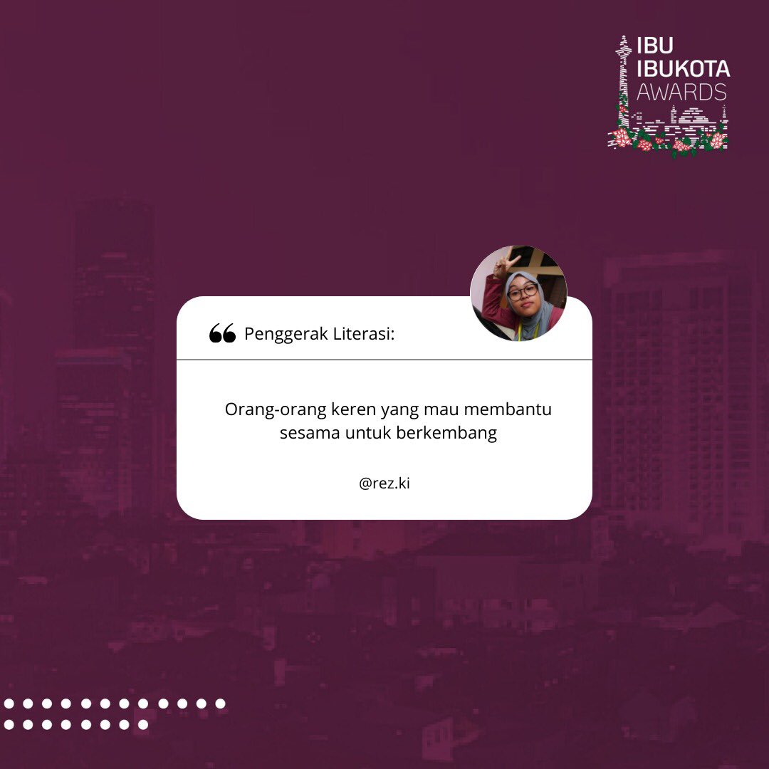 Menjadi #penggerakliterasi memiliki tantangan tersendiri. Selain memiliki pengetahuan yang cukup, dibutuhkan juga semangat, ketekunan, tekad, dan kepribadian yang kuat untuk berkontribusi terhadap lingkungan sekitar.