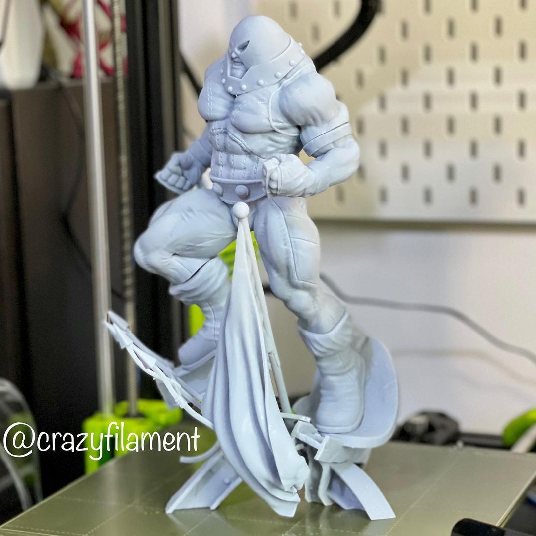 Print with eResin PLA grey by <a href="/crazyfilament/">Giuseppe Pasquarelli</a> fantastic product and easy to use 🤩
Awesome juggernaut by <a href="/sanix3d/">SANIX</a>
Print with <a href="/epax3d/">EPAX 3D</a> E10
Resin: @esun3dprinting
Printer: <a href="/epax3d/">EPAX 3D</a>

#3dprinter #3dprinting #3dmodelling #3dprinted #3dmaker #maker #movie #resinprinter #resin #nerd