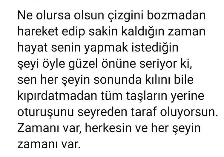 Bugünün güzel söylenmişlerinden 💕