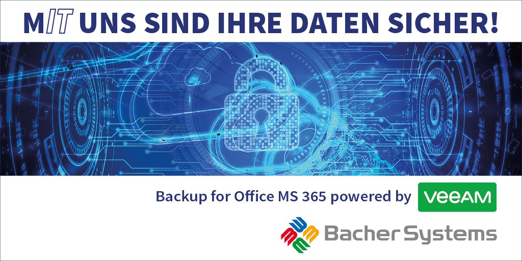 Bacher Systems (@bachersystems) on Twitter photo Vertrauen auch Sie darauf, dass Ihre Daten in der Cloud ausreichend geschützt sind? Gehen Sie lieber auf Nummer sicher! Wie, das erfahren Sie von unserem Experten Christian Hödl in der #Computerwelt.
bit.ly/3sIUMeW #cloud #hybridcloud @computerwelt_at <a href="/veeam_de/">Veeam DACH</a> Vertrauen auch Sie darauf, dass Ihre Daten in der Cloud ausreichend geschützt sind? Gehen Sie lieber auf Nummer sicher! Wie, das erfahren Sie von unserem Experten Christian Hödl in der #Computerwelt.
bit.ly/3sIUMeW #cloud #hybridcloud @computerwelt_at <a href="/veeam_de/">Veeam DACH</a>