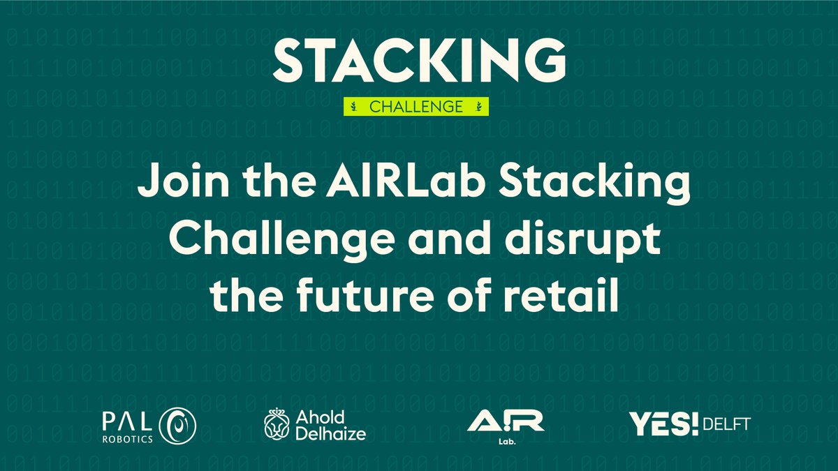 YESDelft's tweet image. If you and your team like coding challenges, then this Stacking Challenge is for you! Professionals, students, PhD students or professors in the field of robotics, team up and register before September 17th!
#Tiagorobot #RoboticsEU #roboticscompetitions #Robotics #challenge