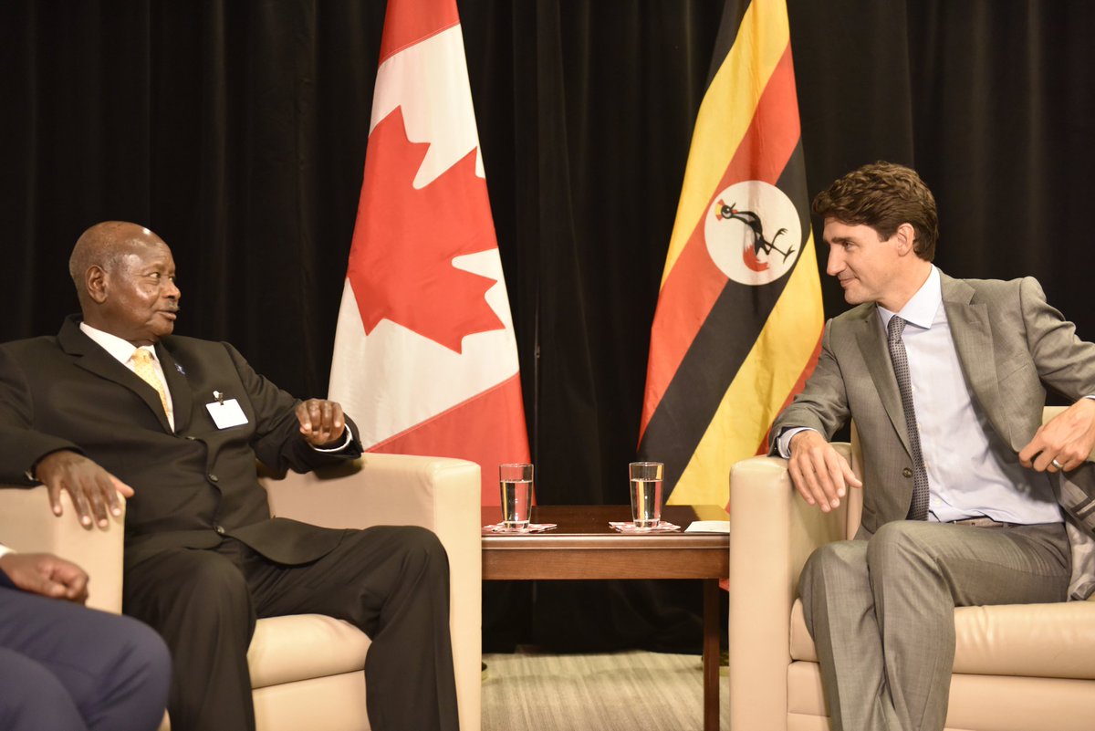𝗤𝗨𝗢𝗧𝗘

“Uganda has a very good record of assisting refugees. It is a great example of what the rest of the world can pick from” 

           - <a href="/JustinTrudeau/">Justin Trudeau</a> <a href="/CanadianPM/">Prime Minister of Canada</a> at the sidelines of the 72nd, session of the <a href="/UN/">United Nations</a> General Assembly  #AfghanEvacuees #DiplomacyUG