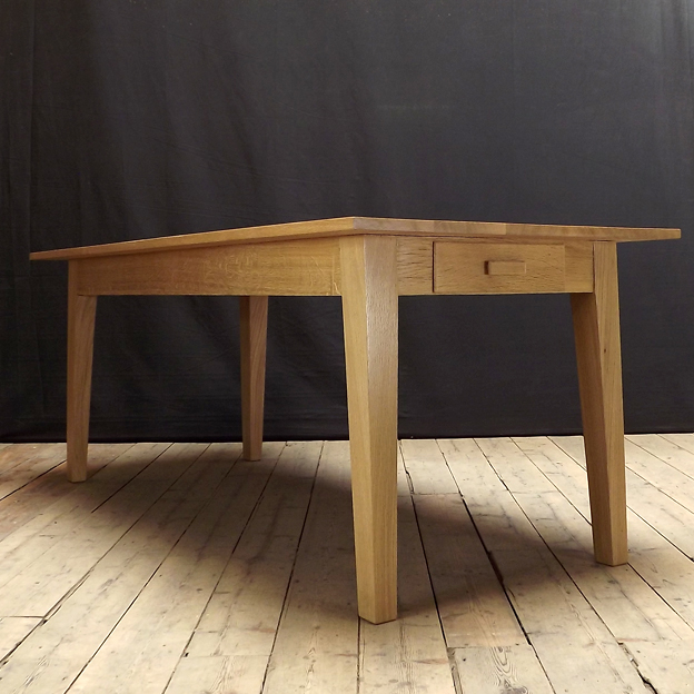 eareclamation's tweet photo. FSC certified French Oak Plank, Top 35mm thickness, on a Shaker Style Base. Sanded and finished in a Hard Wax Oil.
All dining tables are custom built, and made to your specification within our range. For a quote on any table, please contact us on 028 2564 8850. https://t.co/77xExW08DT